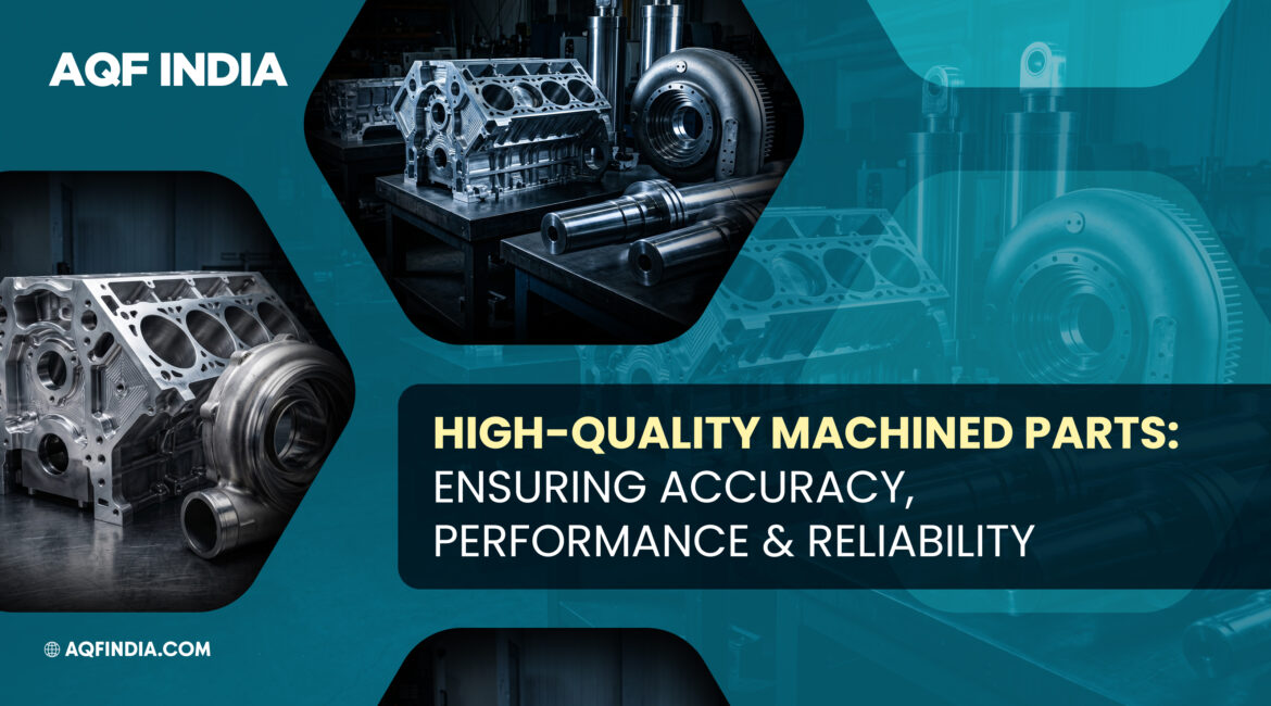 High-quality precision machined parts by AQF India for accuracy, performance and reliability in industrial applications.