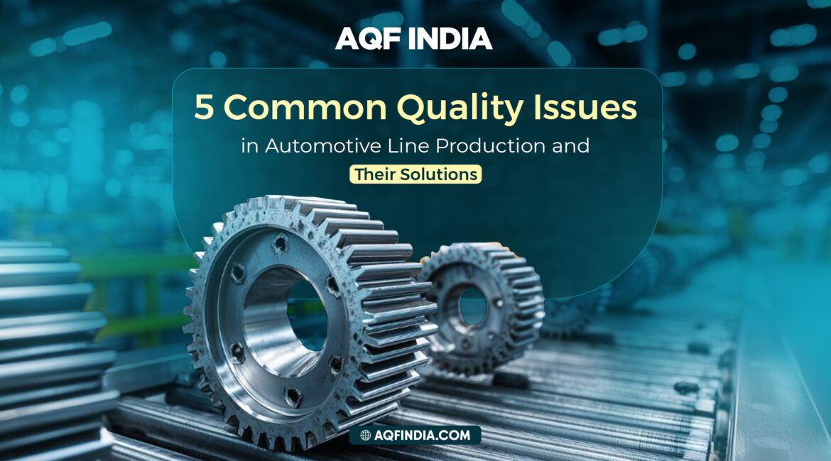 Automotive precision components quality inspection on a production line