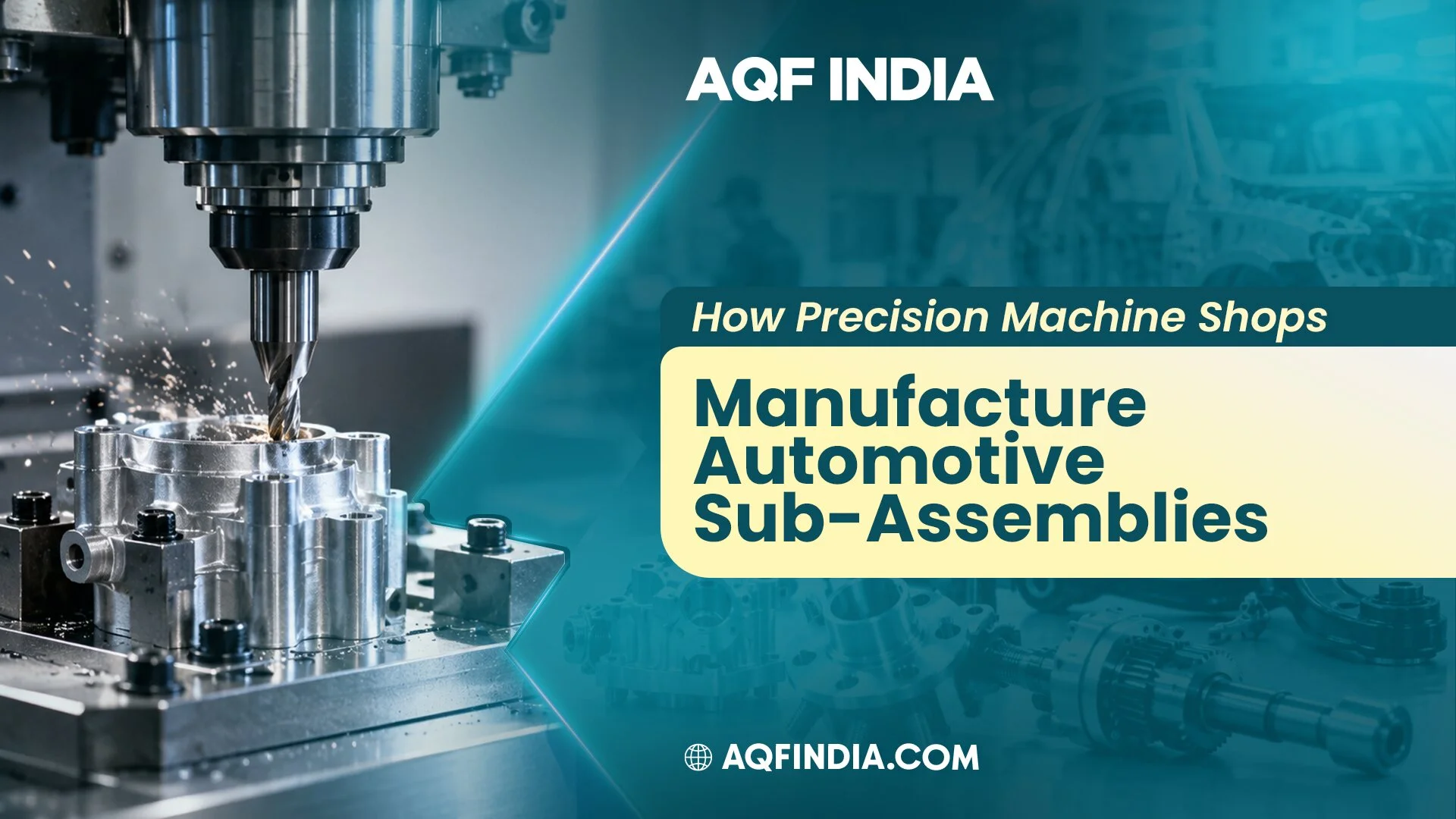 Precision machine shop manufacturing automotive sub-assemblies
